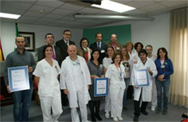 Personal del hospital recibe la acreditación ACSA